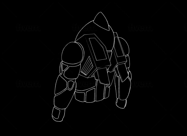 IBEXO Suit™ sketch. Copyright protected. Artist: https://www.facebook.com/Giudart